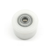 D82x60mm White Nylon Load Roller inc. 20mm bearings